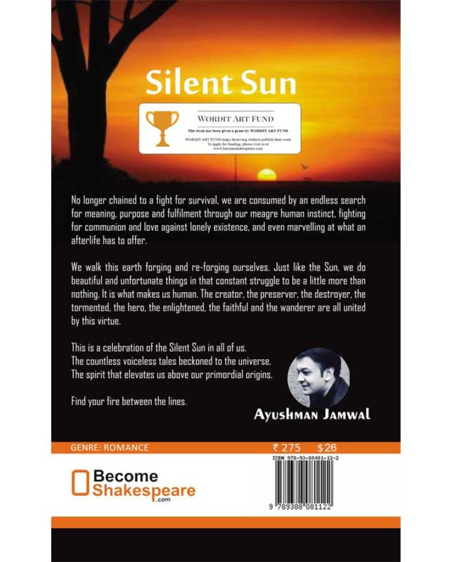 Silent sun book rear cover
