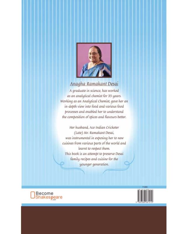 From aaji’s kitchen book rear cover